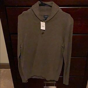 NWT J. Crew shawl collared wool sweater